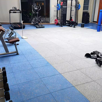 Verbund-Gummibodenbelag ohne Poren aus Naturkautschuk Gummimatte Gummiboden für Fitness-Studios