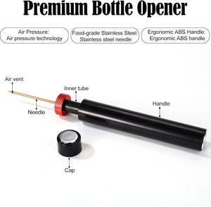 Hot Selling <b>Kitchen</b> <b>Accessories</b> Gas Needle Handheld Wine Opener Air Pressure Pumping Unique Products - Product Image 2