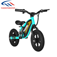 Enfant 12 pouces pneu vélo d'équilibre électrique enfants 24V 100W Scooter électrique avec deux roues