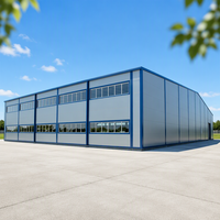 Bâtiments d'entrepôt préfabriqués en acier léger QDaolifeng Q235/Q355 certifiés ISO9001, structure moderne en acier, garantie 3 ans
