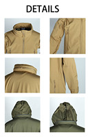 Costume de maintien chaud vêtements de chasse en peluche costume épaissi de sécurité en plein air automne et hiver uniforme à coque souple tactique pour hommes