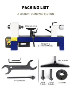 Wood Lathe Machine Woodworking Lathe Mini Lathe Wood