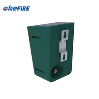 Okefire PIR Déclencheur Panneau Solaire Haute Puissance Alarme Solaire Infrarouge Sans Fil à Induction avec Fonction d'Enregistrement Capteur de Mouvement