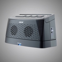 Haut-parleur portable numérique DSP780J 2,4 GHz avec amélioration du son pour les seniors, connexion optique et entrée audio directe 3,5 mm