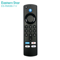 Control Remoto ES-RM086-7-V a Precio de Fábrica para el Nuevo Google Chromecast 4k TV, Decodificador con Google Voice, Smart TV G9N9N, Control por Voz BT IR