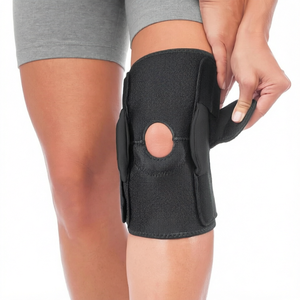 Soporte de Rodilla Ajustable con Diseño de Rótula Abierta para Protección y Estabilidad Articular, Manga de Compresión de Neopreno Unisex - Product Image 1