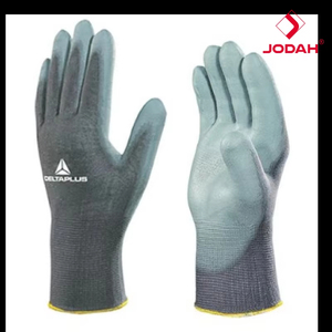 Cut resistant anti slip safety <b>gloves</b> VE702PG industrial grade waterproof polyurethane coating ambidextrous strong protection - Product Image 2