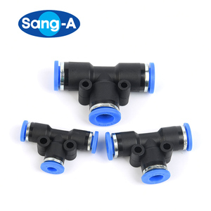 Bền ba-way gas ống nối cho khí nén hệ thống máy móc công nghiệp sử dụng 2kg Hàn Quốc - Product Image 3