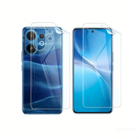 Protection d'écran arrière en TPU hydrogel incassable, film mat pleine couverture pour machine de découpe, compatible avec tous les modèles de téléphones mobiles
