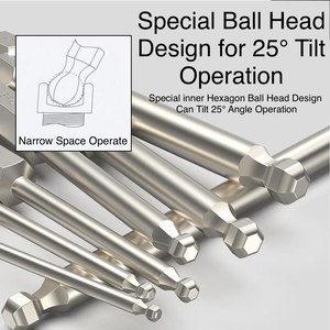 Tournevis magnétique à tête hexagonale de qualité industrielle BROPPE, embout en acier allié au <span class=keywords><strong>chrome</strong></span>-vanadium, manche en aluminium, ISO9001 - Product Image 2