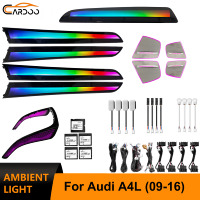 Luz Ambiental Dinámica Cardoo para Audi A4 A5 B8 2009-2016, Accesorios de Iluminación Ambiental Interior para Automóvil, Acabado de Consola Central