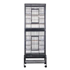 Rolling Stand,large Parrot Cage Bird Cages for Parakeets,cockatiel, Canary, Finch, Lovebird, Parrotlet,pigeons (35 Inch) Animal