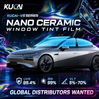 Film pour vitres de voiture en céramique nano à 99% d'isolation thermique avec garantie de 10 ans, film teinté anti-reflet pour le contrôle solaire des voitures