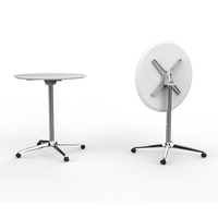 Table pliable de magasin de café, thé et lait au design moderne pour les loisirs en plein air Mobilier de bureau pour l'école, le salon et l'hôpital