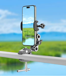 مشبك تثبيت سوبر كراب مشبك ذراع سحري مثبت برأس كرة لولبية لأجهزة GoPro Insta360 هواتف خلوية بكاميرا حركة - Product Image 2