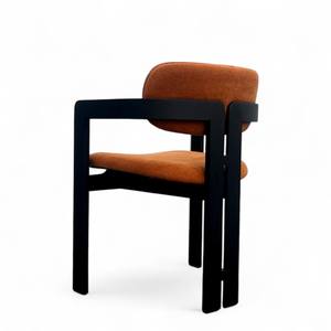 Silla de Comedor Tapizada Personalizada de Diseño Nórdico Moderno con Marco de Madera de Fresno y Cuero para Hogar, Oficina, Hoteles y Restaurantes - Product Image 4