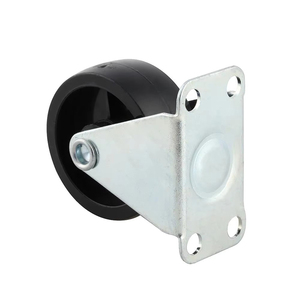 Contemporary Adjustable Stainless Steel Roller Casters 75mm 65kg Load <b>Replacement</b> <b>Wheels</b> for Warehouse Trolley Furniture - Product Image 1
