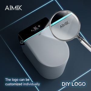 Cuvette <span class=keywords><strong>de</strong></span> <span class=keywords><strong>toilette</strong></span> intelligente en céramique à ouverture/fermeture automatique, chasse d'eau électrique avec capteur au pied, toilettes intelligentes - Product Image 3