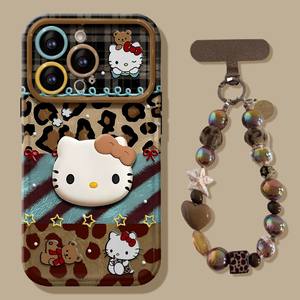 Funda de Silicona Premium con Estampado de Leopardo y Cadena para Teléfono, con Ventana Grande para la Cámara, para OPPO, VIVO, <span class=keywords><strong>Xiaomi</strong></span> Redmi - Product Image 5
