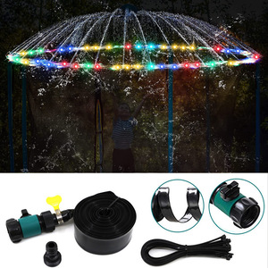 Sistema de rociadores para trampolín, juego de pulverización de agua para diversión al aire libre en el jardín para niños - Product Image 4