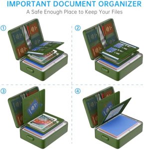 Yihuaxing Cao Cấp Chống Cháy Và Không Thấm Nước Danh Mục Đầu Tư Trường Hợp Nhiệt & Nước Bằng Chứng An Ninh Lưu Trữ Cho Hợp Đồng Và Đồ Trang Sức - Product Image 6