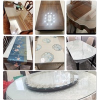 Plateau de table en verre trempé ultra-blanc personnalisé avec finition givrée pour café et salle à manger