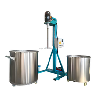 Mélangeur de peinture à base d'eau industriel DZJX, machine de dispersion à haute vitesse, mini pour peintures à l'huile