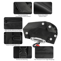 Housse de protection pour treuil de remorque, robuste, imperméable, anti-poussière, en polyester, protection électrique, dégagement rapide, résistante aux UV, écologique