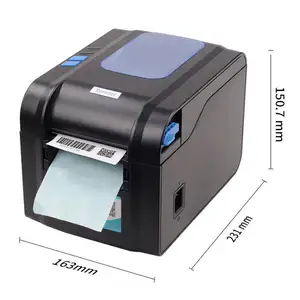 Desktop Thermische Label Printer 20-80Mm 3 Inch XP-370B Barcode Printer Usb-Poort