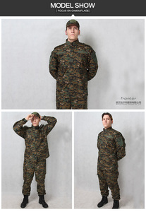 Uniforme de Paintball de camuflaje digital de jungla, tejido transpirable Rip-Stop - Product Image 6