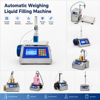 Machine de remplissage automatique de liquides en acier inoxydable avec capteur de pesage pour shampoing et lait