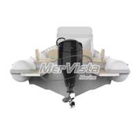 Bateau semi-rigide en aluminium Hypalon pour yacht sportif, moteur hors-bord disponible, fourni par l'usine