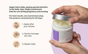 Crème <span class=keywords><strong>anti</strong></span>-vergetures et <span class=keywords><strong>anti</strong></span>-cicatrices, marque privée, efficace pour la <span class=keywords><strong>grossesse</strong></span>, offre spéciale - Product Image 6