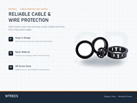 Passe-câble isolant en nylon de haute qualité à clipser pour applications de câblage