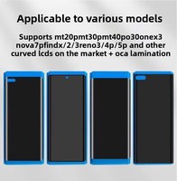 Tapis de laminage universel 3K OCA pour collage de surface, moule pour écran LCD incurvé, outil de réparation de téléphone portable