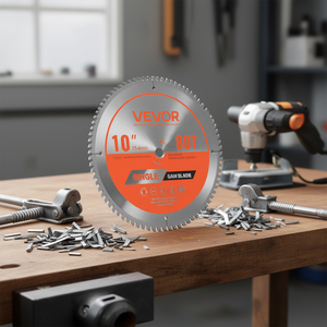 Hoja de sierra circular Vevor de 10 pulgadas y 80 dientes con punta de carburo para corte de metal - Product Image 2