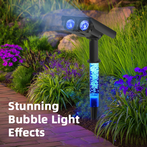 Năng lượng mặt trời Vườn Spotlight IP65 Focus có thể điều chỉnh chùm 80 Lm với Acrylic ánh sáng ống cho Pathway Đèn trang trí nội thất - Product Image 1