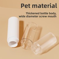 Flacon pompe cylindrique en PET transparent de 100 ml pour cosmétiques et shampoings, modèle FXPM0256, couleur spray
