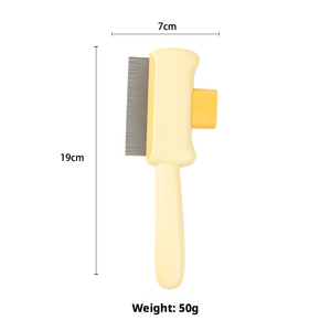 Peine Autolimpiante para Mascotas, Perros y Gatos, para Eliminar Pulgas, Garrapatas, <span class=keywords><strong>Caspa</strong></span> y Enredos, Herramienta de Aseo para Perros y Gatos - Product Image 5
