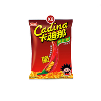Chips de pommes de terre frites épicées du Henan, Chine, qualité supérieure, sans graisses trans, emballage en boîte 52g, vente chaude