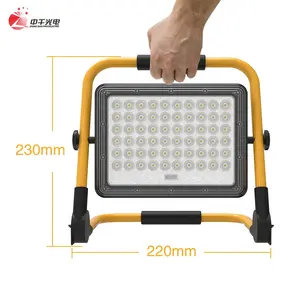 New Camping Emergency Portable Lithium Battery Backup Long Lasting Lamp Night Market Stall Rechargeable Led Working Lighting