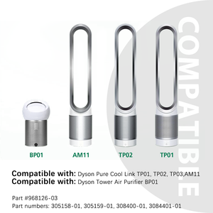 Filtre à air HEPA charbon actif pour Dysons TP01 TP02 AM11 élimination du formaldéhyde <span class=keywords><strong>purificateur</strong></span> de tour de système scellé à 360 ° - Product Image 4