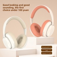 Headphone Gaming ANC Over-Ear Dual Mode Berkualitas Tinggi P7236 Berkabel+Nirkabel dengan Desain Sport Universal 5.4