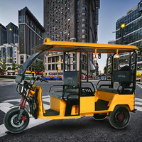 Tricycle électrique à 3 roues pour adultes Bajaj, taxi ouvert, tuk-tuk, pousse-pousse, moteur 60V 1200W/1500W/2000W, capacité de charge 800-1000 kg