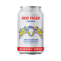 Red Tiger 250ml OEM/ODM Boisson énergétique protéinée Boisson gazeuse à faible teneur en glucides Sucre Boîte non gazeuse Bouteille Emballage Monster