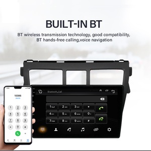 เครื่องเล่นดีวีดีติดรถยนต์ระบบแอนดรอยด์ Jiawell พร้อมระบบนำทาง GPS, วิทยุ FM, เครื่องเล่นเพลง, วิดีโอ, รองรับ Carplay, Wifi, Bluetooth, หน้าจอ IPS สำหรับรถยนต์โตโยต้า วีออส ยาริส ปี 2007-2013 - Product Image 4
