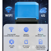 Écran tactile économique de 5.5 pouces Système de point de vente intelligent Paiement sans espèces Lecteur NFC Terminal de point de vente avec imprimante thermique