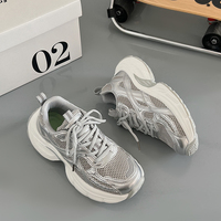 Sneakers à lacets pour femmes de haute qualité, design élégant, confortables, respirantes, doublure en mesh, légères, antidérapantes, chaussures de sport Lanvine All