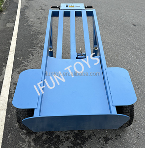 Chariot à main électrique commercial pour remorque de voiture, château gonflable, chariot à roulettes, cadre en acier robuste, capacité de charge de 2200 LBS, CE - Product Image 5