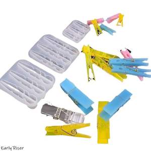 Early Riser 18 Styles Moules en résine, Moules en silicone pour crochet, Cendrier, Boutons <span class=keywords><strong>de</strong></span> jeu, Clip musical, pour loisirs créatifs et outils pratiques - Product Image 5